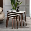 Lyvenn settbord 70 cm - Hvit