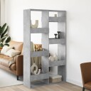 Romdeler betonggrå 100x33x175 cm konstruert tre