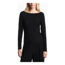Emporio Armani Dame Topper Svart S,