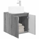  Vegghengt servantkommode Grå Sonoma 49,5 x 44,5 x 65,5 cm