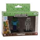 Minecraft 3D Toppeez Figursett 2 stk (2015MC)