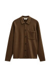 Anerkjendt Aksvend Needle Rib Knit Cardigan - Brown - XL