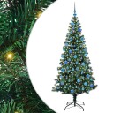  Kunstig Forhåndsopplyst Juletre grønn 180 cm PVC og metall
