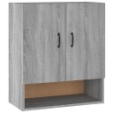 vidaXL Veggskap grå sonoma 60x31x70 cm konstruert tre