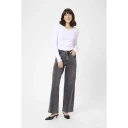 Kaffe Dame Jeans Grå W34 L30,