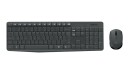 Logitech MK235 Trådløs Tastatur og Mussett - Fullstørrelse QWERTY Grå