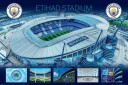 Manchester City Plakat Etihad    91,5 x 61 cm