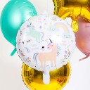 Folat Folieballong Unicorn & Rainbows Happy Birthday 67929