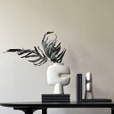 Tribal vase medio 30 cm, bone white
