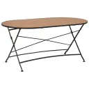 Brafab Brewer bord 85x160 cm  Svart / Teak