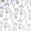 Borg Living Tekstil voksduk med akrylbelegg   Lavender Bloom   140 cm bred   På metermål