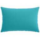 vidaXL Putetrekk 6 pcs HEERLEN Turkis 50 x 70 cm Polyester