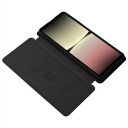 Sony Xperia 10 V Flip-deksel Karbonfiber Svart