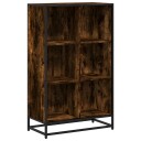 Bokhylle røkt eik 65,5x33x107,5 cm konstruert tre