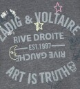 Zadig & Voltaire T skjorte   Grå Melert m. Trykk   Zadig & Voltaire   10 år 140   T skjorte