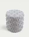 Meric sittepuff 40 cm rund   Grå