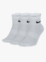 Nike Everyday Lightweight Training Ankle Socks 3pk Hvit M