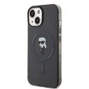 Karl Lagerfeld Ikonik MagSafe Deksel til iPhone 15 - Svart