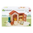 Tender Leaf Dollhouse Set Chicken Coop TL8164