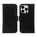 Dbramante1928 Lynge Lommebokdeksel iPhone 15 Pro Max Ekte Skinn Svart