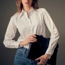 Stenströms Ingrid Wide Collar Shirt White