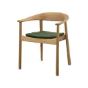 Cane line Majestic stol m/armlen sittepute Dark green Rise