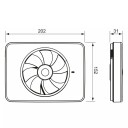Fresh Intellivent 2.0 Baderomsv. Sort Ø100/125 Fukt/Timer. - 4910703