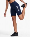2XU Form Stash HI-Rise Bike Short Midnight/White - XS