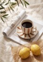 Coffee and Lemons Plakat Plakat / 100x150cm