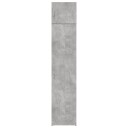  Smalt oppbevaringsskap betonggrå 45x42,5x225 cm konstruert tre 8721102653797