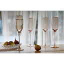 Modern House  Soft pink champagneglass 4 stk