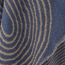 Bloomingville Tiffanie Throw Blue Recycled Cotton 82054471