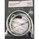 Csslr Plus antibakteriel krom bruseslange i længde 1500 mm med 1/2 omløber og 1/2 konus - Silverflex design og anti twist funktion