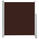 vidaXL Uttrekkbar sidemarkise 140 x 300 cm brun