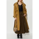 Burberry Dame Frakker Brun 2XS,