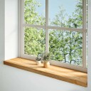  2 Stk Lysebrun 110x25x2cm Heltre Eik