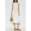 Lacoste Dame Kjoler Hvit M,