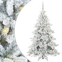  Kunstig sammensatt juletre med 300 LED med stativ 180 cm PVC