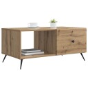  Kaffebord Artisan eik 90 x 50 x 40 cm Konstruert tre