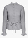 Y.A.S Thellis Long Sleeve Knit Cardigan Grå L