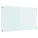  Kjøkkenbakplate Hvit 90 x 50 cm herdet glass
