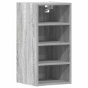  Vegghengt skap grå sonoma 30x29,5x60 cm konstruert tre 8721158425171