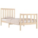 vidaXL Sengeramme heltre furu 75x190 cm 2FT6 Small Single
