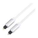 DACOTA PLATINUM OPTISK KABEL 3M MED ADAPTER, HVIT