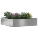 vidaXL Gjerdekant 6 pcs sølv 50 x 50 x 13 cm Galvanisert Stål
