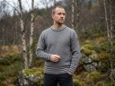 Breheim Islender ullgenser lysgrå/hvit Unisex