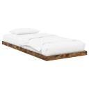  Gulvbedramme Røkt eik 75 x 190 cm Konstruert tre