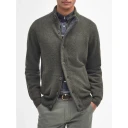 Barbour Elbow-Patch Cardigan for Men Grønn XXL