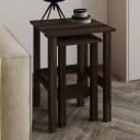 Ginallie Sidebord sett 45x60 cm - Valnøtt