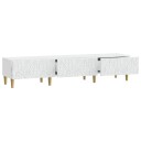  TV skap 147 x 34,5 x 30 cm Hvit Konstruert tre